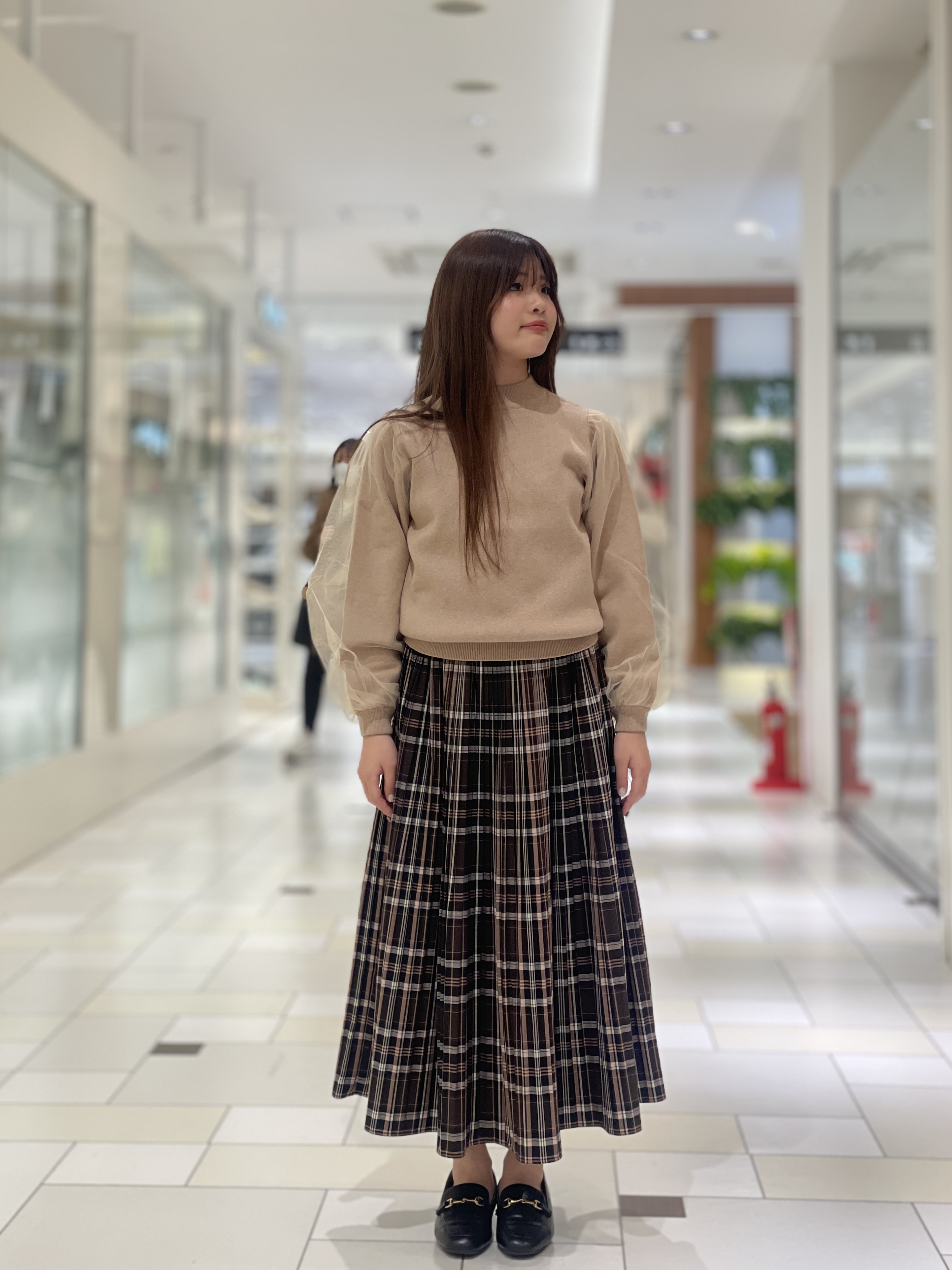 J.sloane|大人かわいい！チェック柄消しプリーツスカート ｜ grasol Le port ｜ ショップブログ ｜ アミュプラザ長崎